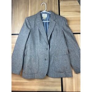 Vintage‎ De Mura Gray Wool Blend Blazer Jacket, Womens Size 18, Made in Japan